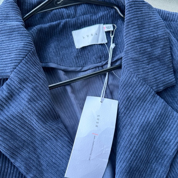 Navy Corduroy Blazer - Picture 3 of 3